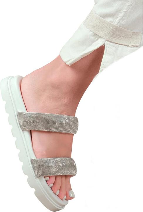 Produktbild Where's That From Sandalen Define Strassbesatz PU (39)