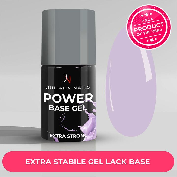 Immagine prodotto Juliana Nails Power Base Gel Pastello Lavanda (Lavanda Pastello, Smalto per unghie effetto gel)