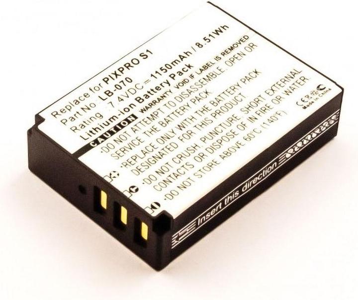 Actual product image AGI Battery compatible with Kodak PixPro AZ1000 (Camera battery)