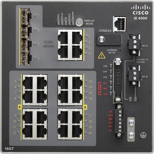Produktbild Cisco IE 4000 16 X RJ45 10/100/1000M (16 Ports)