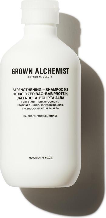 Immagine prodotto Grown Alchemist Shampoo rinforzante per capelli 0,2 Bao-Bab Protein, Calendula, Eclipta Alba (200 ml, Shampoo liquido)