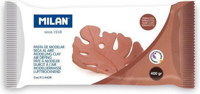 Teka Lufttrocknende Modelliermasse, 400 g, braun