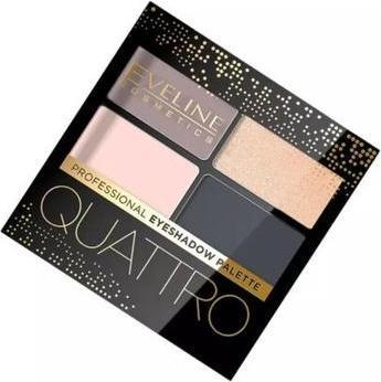 Actual product image Eveline Quattro Professional Eyeshadow Palette 02 7.2g (02)