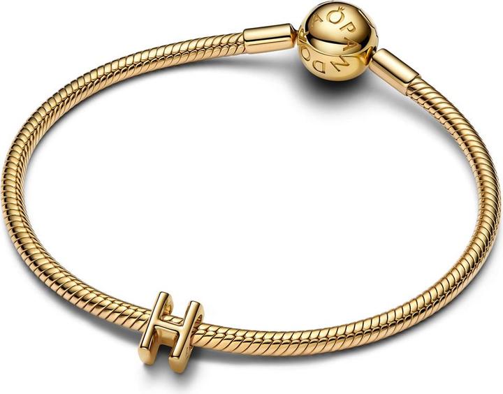Image du produit Pandora Alphabet-Mini-Charm: Ihre Persönliche Botschaft (Métal, Plaqué or)