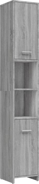 Produktbild VidaXL Badmöbel Set Badezimmermöbel Set Badezimmerschrank 4 tlg. Grau Sonoma