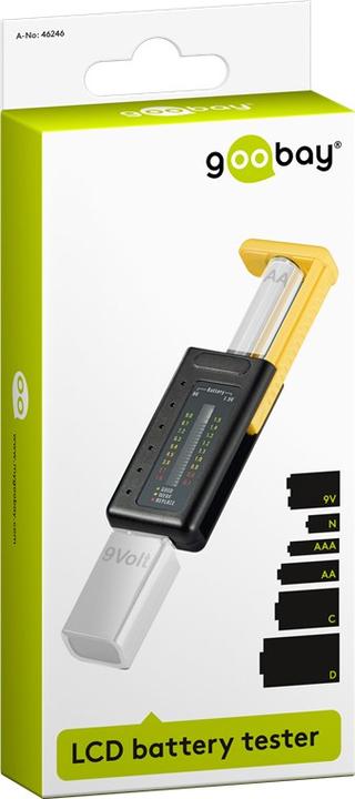 Actual product image Goobay LCD Batterietester
