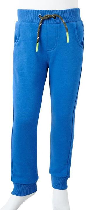 Immagine prodotto VidaXL Pantaloni della tuta da ginnastica per bambini blu 104,Materiale: 80 % cotone. 20 (104)