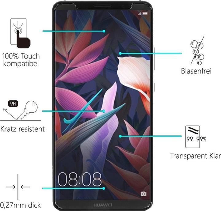 Image du produit Screenguard Huawei Mate 10 Pro Protection en verre blindé Case Friendly Design (1 pièce(s), Mate 10 Pro)