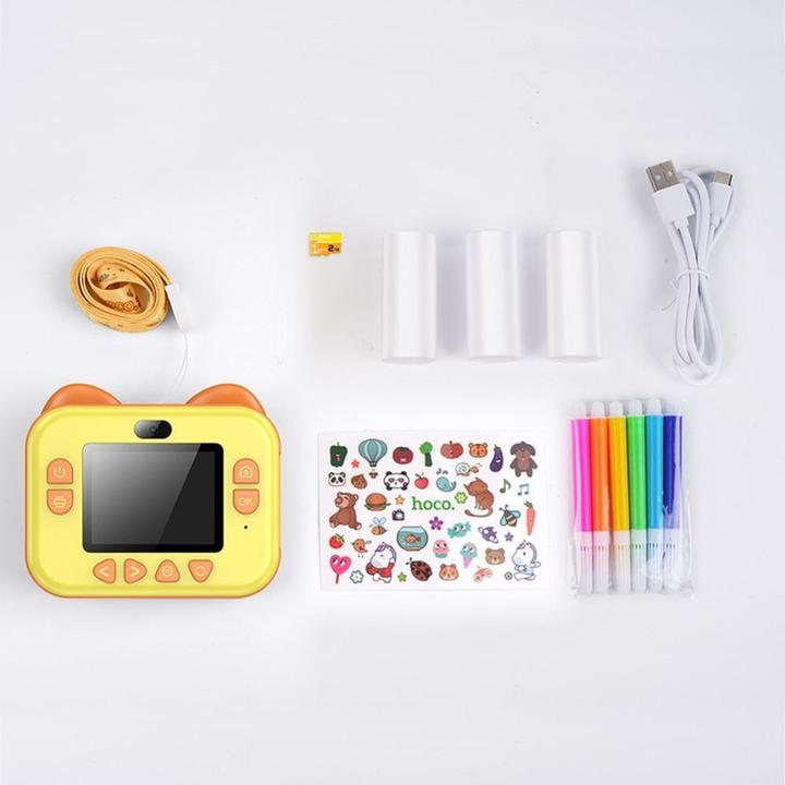 Produktbild Hoco Other Computer Accessory children camera with printer and selfie function DV204 yellow