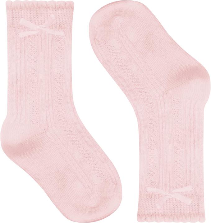 Image du produit Normani 4 paires de chaussettes pour enfants avec noeud - 9591 (paquet de 4, 23 - 26)