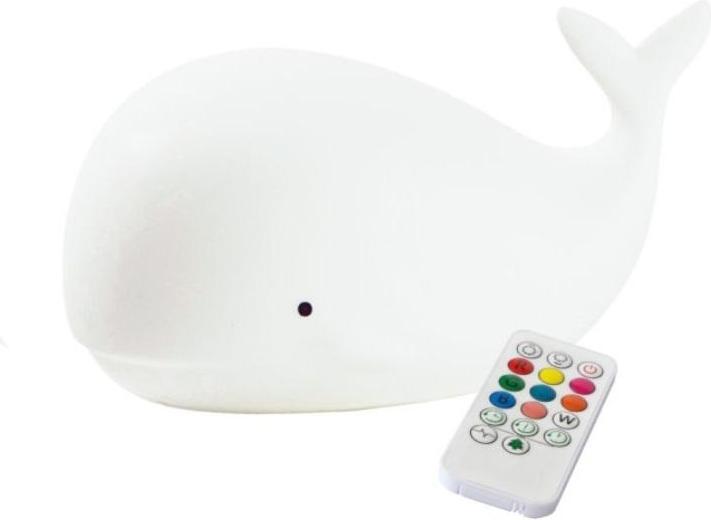 Produktbild Rabbit Wal-Silikonlampe mit Fernbedienung, weiss