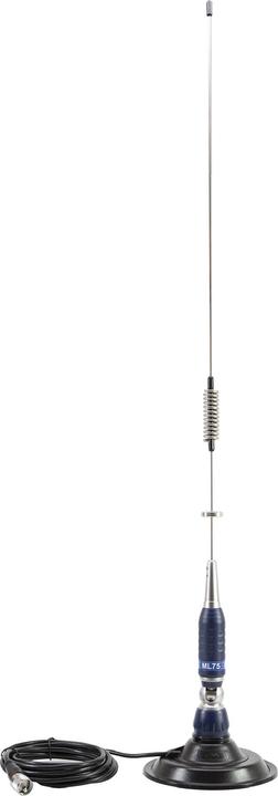 PNI CB antenna ML75, foldable, 26-28 MHz, 300 W with magnetic base included, length 90 cm