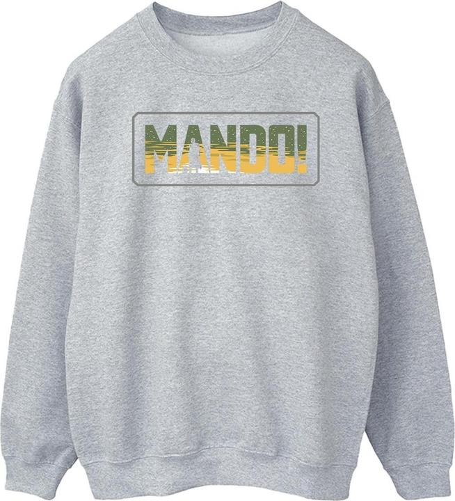 Star Wars The Mandalorian Mando Cutout Sweatshirt (L)