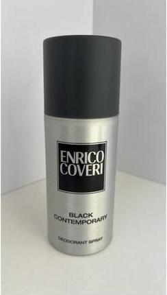 Actual product image Enrico Coveri Black Contemporary Deodorant 150 Milliliters Spray (Spray, 150 ml)