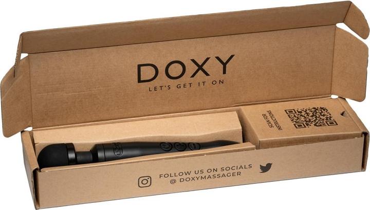 Actual product image Doxy 3 USBC Wand Vibrator Schwarz