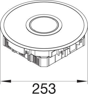 Actual product image Hager VANR2013