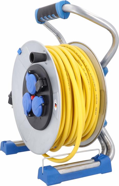 Image du produit As - Schwabe Enrouleur de câble métallique avec USB (50 m, 1.50 mm²² mm)