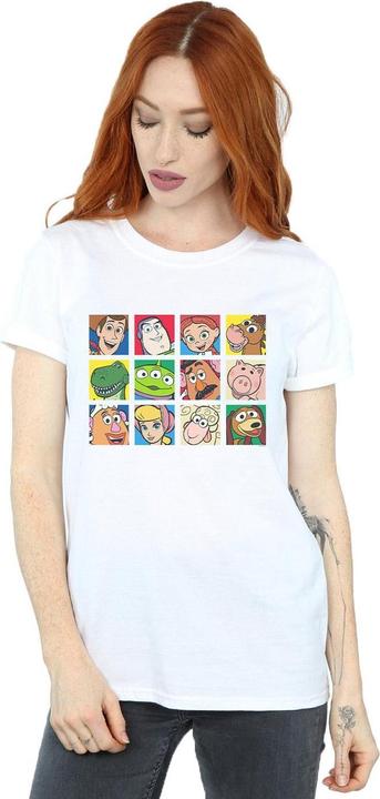 Immagine prodotto Disney Toy Story Character Squares Maglietta Ampia Donna (L)