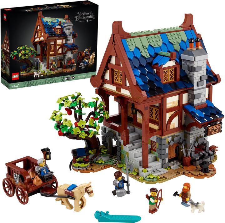 Image du produit LEGO Le forgeron médiéval (21325, LEGO Ideas, LEGO difficiles à trouver)