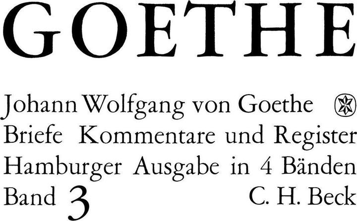 Produktbild Die Briefe der Jahre 1805-1821 (Deutsch, Johann Wolfgang Goethe, Bodo Morawe, 2020)