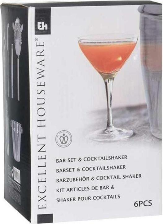 Produktbild Excellent Houseware Barzubehör & Cocktail Shaker, 6-tlg. (Cocktail Set)