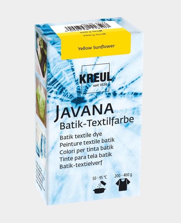 Actual product image Batik textile paint Yellow Sunflower (Yellow sunflower)