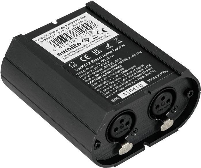 Immagine prodotto Eurolite Interfaccia USB/LAN-DMX 2x512ch