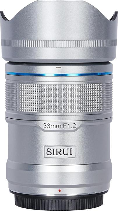Actual product image Sirui Sniper 33mm F1.2 APSC Auto-Focus Lens (Sony-E Mount, Silver) (Sony E, APS-C / DX)