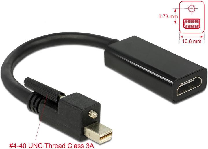 Actual product image Delock Mini DP zu (HDMI, 25 cm)