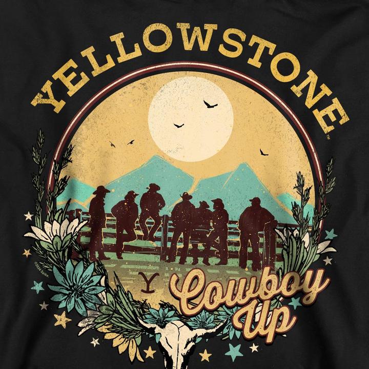 Actual product image Yellowstone Unisex Adult Cowboy Up Sweatshirt (S)