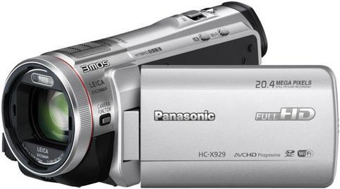 Panasonic HC-X929, FullHD, WiFi, 12x zoom, silver (20.40 Mpx, 50p, 12 x)