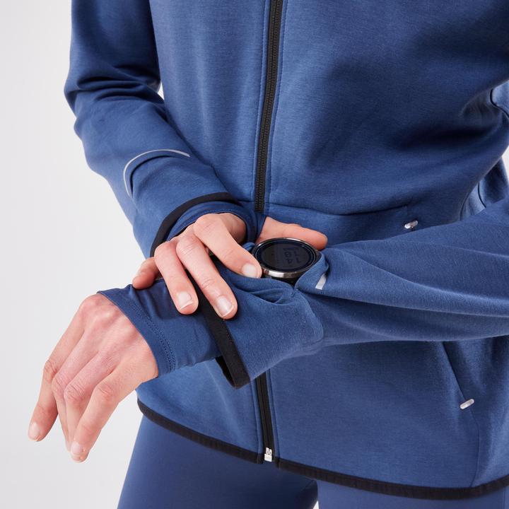 Image du produit Kiprun Veste de course à pied femme chaude - Run 500 Warm bleu (XL)