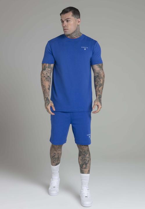 Siksilk Set T-Shirt and Shorts Set in Blue (M)