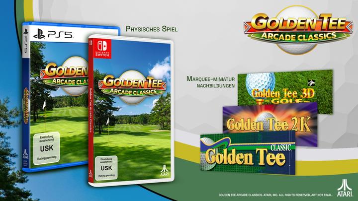 Produktbild Atari Golden Tee Arcade Classics PS-5 (PS5, DE)