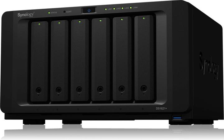 Actual product image Synology DS1621+ (6 x 8 TB, Synology HAT 33xx)