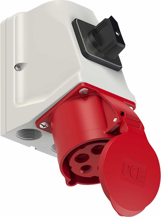 Image du produit PCE 75925-6 Prise murale avec interrupteur 32A 5p 6h IP44