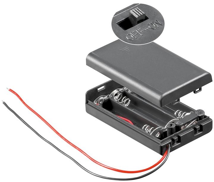 Goobay 3x AAA Micro Batteriehalter