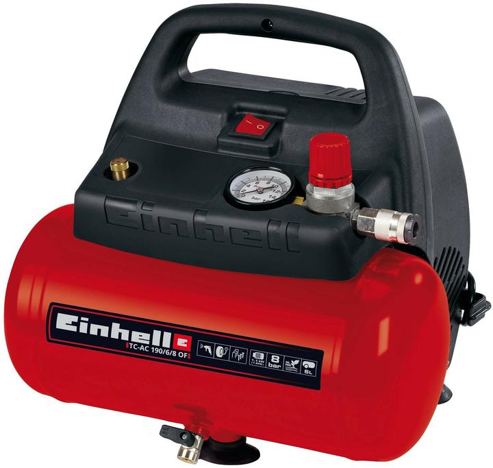 Einhell Th-Ac 190/6 Of (8 Bar, 6 l)
