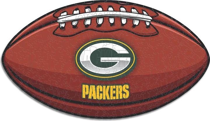 Produktbild Iconic NFL - Green Bay Packers – Football mit Logo - Holz Puzzle Grösse L (500 Teile) (500 Teile)