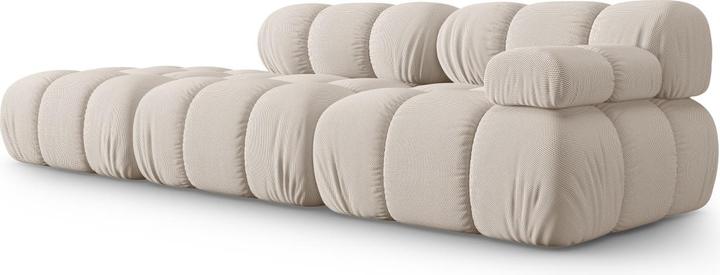 Actual product image Micadoni Left Modular Sofa, "Bellis", 4 Seats, 282x94x70Made in Europe (2 person sofa, 3-seater, 4-seater)