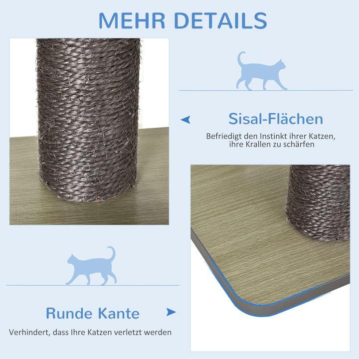 Produktbild Jamb Katzenkratzbaum (120 cm, Weiss, Grau)