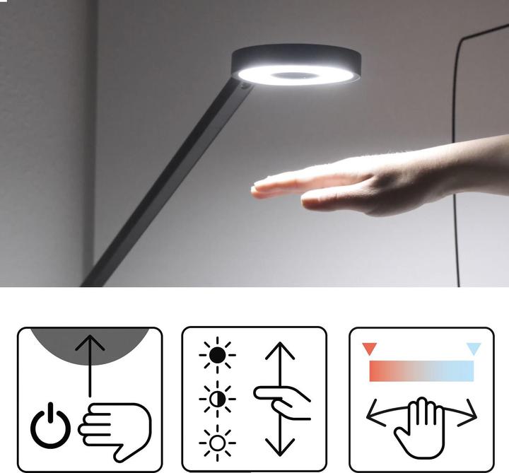 Actual product image Luctra Table Lite design desk lamp LED dimmable, gesture control, HCL, 900lm, 2,700K to 6.50 (900 lm)