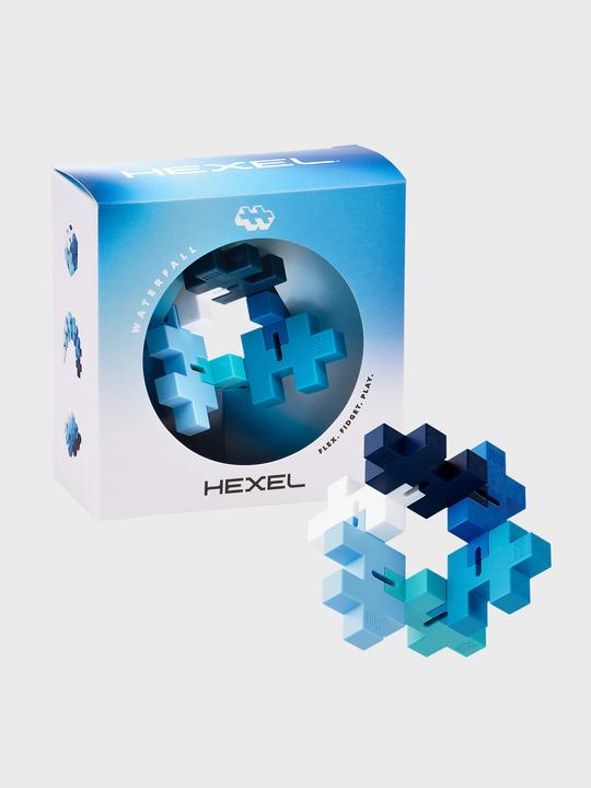 Image du produit Plus-Plus Blocs de construction Hexel Flex, bleu