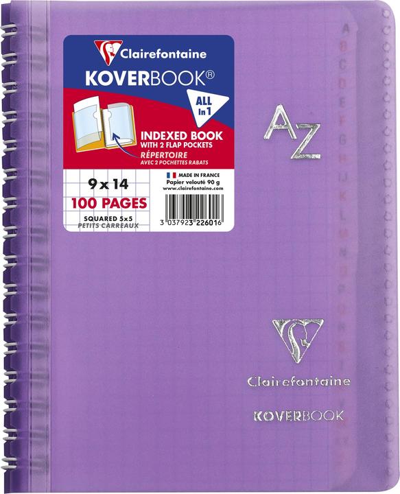 Produktbild Clairefontaine Koverbook (9 x 14 cm, Kariert, Harter Einband)
