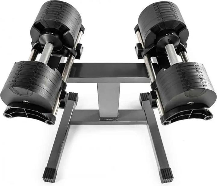 Actual product image Fitcom Adjustable Dumbbell Compact stand