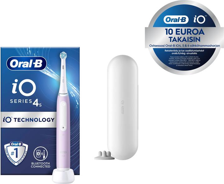 Produktbild Oral-B iO 4S Erwachsener Vibrierende Zahnbürste Lavendel (Oszillierende Zahnbürste)