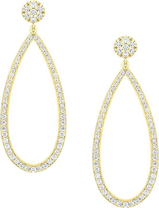 Candy Ohrringe Vince, 925 Sterling Silber, vergoldet (925 Sterling Silber, 18k vergoldet)