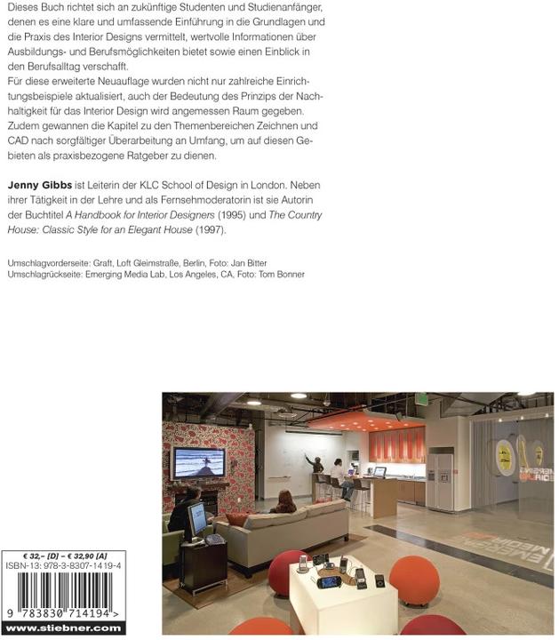 Produktbild Interior Design Grundlagen der Raumgestaltung (Deutsch, Jenny Gibbs, 2017)