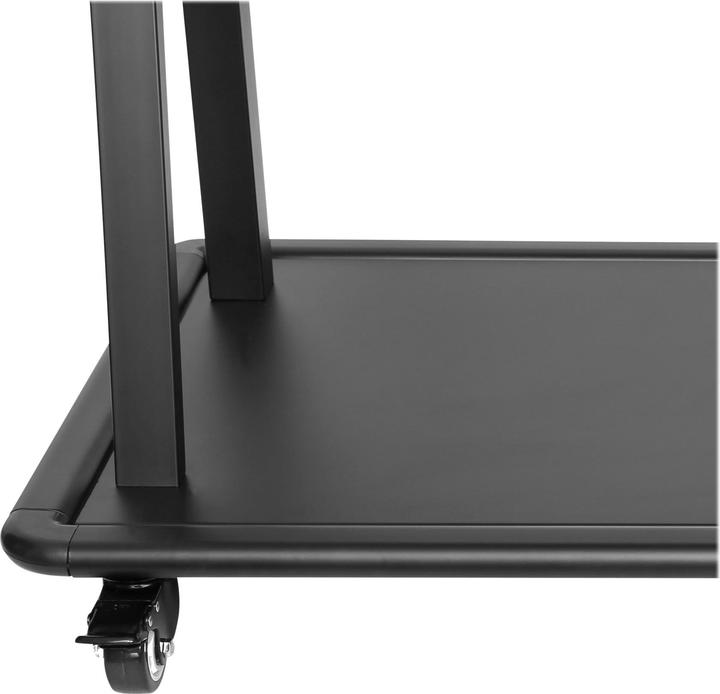 Produktbild V7 TVCART3, 152,4 cm (60 Zoll), 2,67 m (105 Zoll), 200 x 200 mm, 1000 x 600 mm, Stahl, Schwarz (105", 150 kg)
