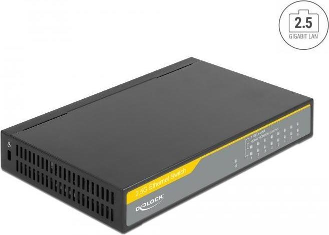 Actual product image Delock Switch 2.5 Gigabit Ethernet 8 Port (8 Ports)